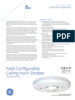 Field Configurable Ceiling Horn-Strobes: Part of GE Security