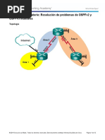 6.2.3.10 Lab - Troubleshooting Multiarea OSPFv2 and OSPFv3