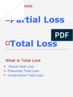 Partial Loss Total Loss: Marine Losses