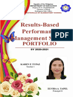 Results Based Performance Management System TEACHER KAREN