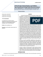 Aircraft Fuel Manifold Design Substantiation and Additive Manufacturing Technique Assessment Using Finite Element Analysis