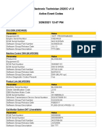 Cat Electronic Technician 2020C v1.0 Active Event Codes: Parameter Value