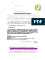 Evaluación Vanguardismo - Modernismo