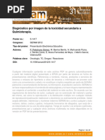 Toxicidad Secundaria A Quimioterapia