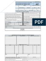 Análisis Seguro de Trabajo (Ast) : Sistema de Gestión de Seguridad, Salud Ocupacional Y Medio Ambiente