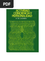 Actividad, Conciencia y Personalidad de A. N. Leóntiev