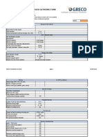 Greco - Flexiflame Burner Data Gathering Form: Observations