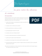 100 Preguntas para Nutrir Las Relaciones de Mentoria