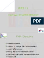 Ifrs 13: Fair Value Measurement