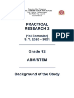 PR Background of The Study