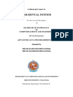 Car Rental System: Advanced Java Programming Lab