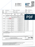 Hyufldri Steel: "I Mill Test Certificate .Y