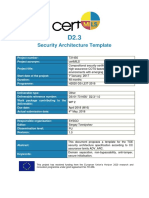 certMILS D2.3 Security Architecture Template PU M16