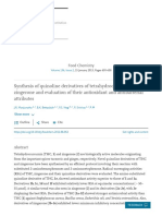 Synthesis of Quinoline Derivatives of Tetrahydrocurcumin and Zingerone and Evaluation of Their Antioxidant and Antibacterial Attributes