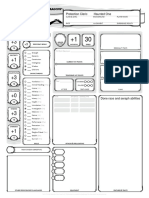 Blank Character Sheet