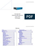 Hf/Vhf/Uhf Full Mode SDR Transceiver Ailunce HS2 User Manual