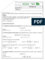 ATIVIDADE 10 9o Ano Mat Potenciacao e Radiciacao Notacao Cientifica