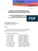 Committee On Transportation, Information and Communication