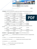 ENGLISH 9 1st Assessment