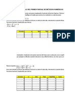 Punto 1 Parcial Métodos Numéricos