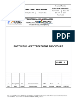 Post Weld Heat Treatment Procedure