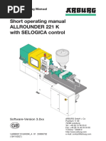 Short Operating Manual ALLROUNDER 221 K