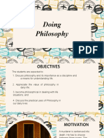 Topic 1 - Doing Philosophy