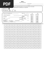 Hoja de Respuestas MMPI