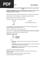 Guía #9 La Sustracción Con y Sin Canje