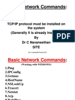 Basic Network Commands LAB NAVA