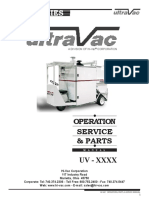 Ultravac (105S Series) Operations Manual