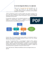 Diferencia Entre La Investigación Básica y La Aplicada