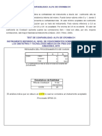 Informe Test Confiabilidad