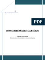 Cours de Droit International Public - DR Sidibé