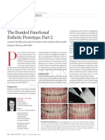 Inside: The Bonded Functional Esthetic Prototype: Part 2