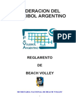 Reglamento Beach Voley - FeVA