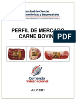 Perfil de Mercado Carne Bovina Deshuesada Congelada