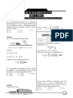 MRU y MRUV Ejercicios Resueltos