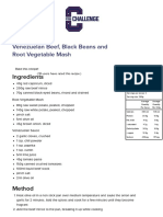 Venezuelan Beef, Black Beans and Root Vegetable Mash - F45 Challenge