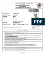 Apset 2020 Admit Card - 4026363