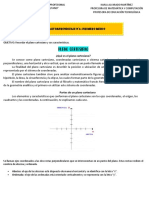 Primero Medio Guia 6 Plano Cartesiano