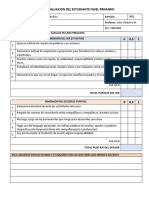 Autoevaluacion Del Estudiante Nivel Primario 1er Trim Colbol