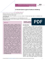 Investigation of Alternative Biocidal Options Against Foodborne Multidrug Resistant Pathogens 2020 May