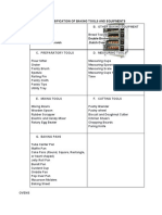 Classification of Baking Tools and Equipments A. Ovens Convection Oven Rotary Oven Deck or Cabinet Oven Double Broiler .Dutch Oven