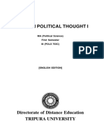 POLS-703C-Western Political Thought I