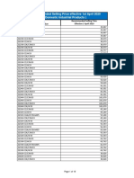 SKF Domestic Industrial Products Pricelist SRB and CRB Effective 01 APRIL 2020