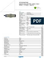 XS1M18KP340: Product Data Sheet