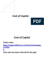 Cost of Capital