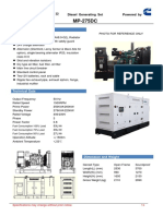 Data of Genset