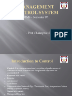 Management Control System: MMS - Semester IV